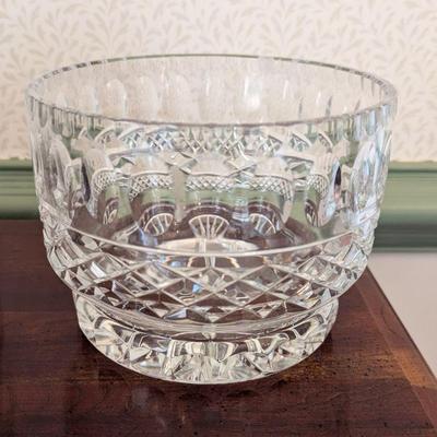 Cut crystal fruit bowl