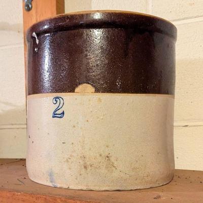 2 gallon crock