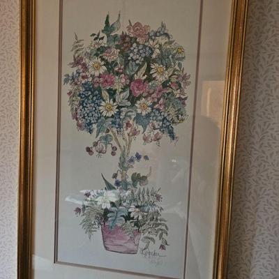 A. Parker Wedding Tree Signed and numbered print