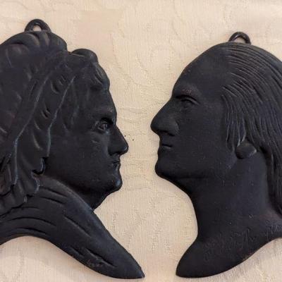 Virginia Metalcrafters George and Martha Washington