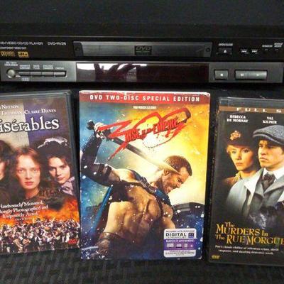 Ct177r panasonic dvd rv26 dvdcd player with dvds