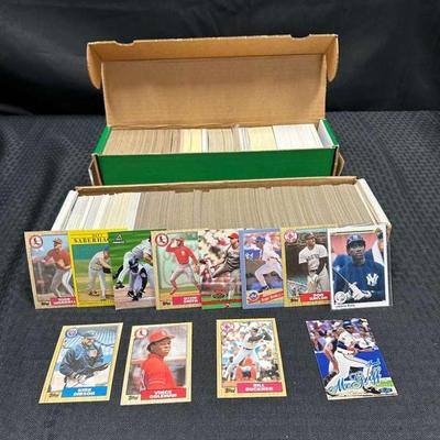 Ct377 2 boxes of 80 s baseball cards