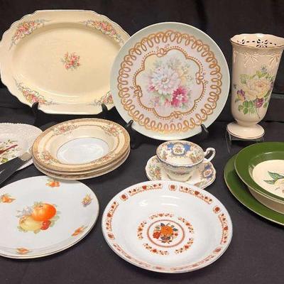 Ct313 assorted formal vintage dinnerware