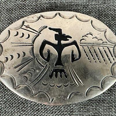 Silver Belt Buckle