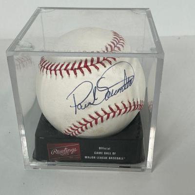 Signed Paul Sorrento Baseball