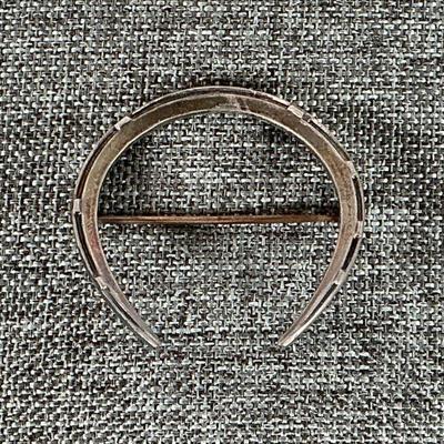 Horseshoe Sterling Brooch