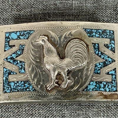 Mexico Sterling Belt Beckle