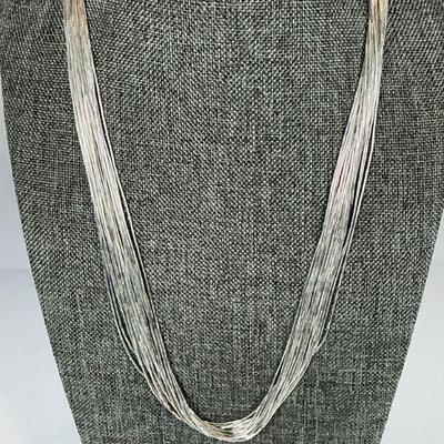 Liquid Silver Necklace