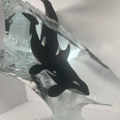 "Calm Waters" Lucite Sculpture by John Cueva