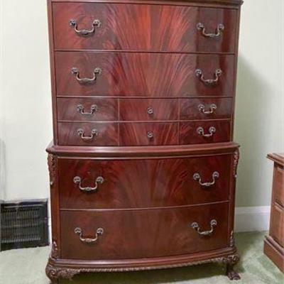 Vintage Empire Mahogany Chest Of Drawers.jpg