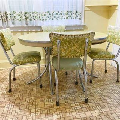 Mid Century Formica Dining Set .jpg
