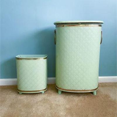 Mid Century Detecto Hamper & Trash Bin .jpg