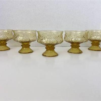 Anchor Hocking Rainflower Amber Glassware.jpg