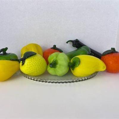Murano Style Art Glass Fruit & Vegetable Collection.jpg