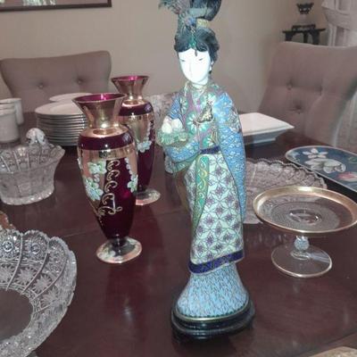 Vintage Zen Hus statue