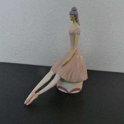 Vintage Lladró Style Large Ballerina Sitting Porcelain Figurine - 12½" Tall