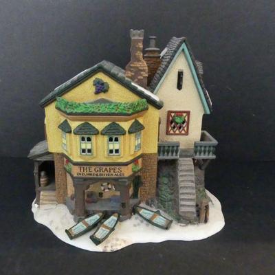 Vintage 1995-1996 Dept. 56 Dickens Village "The Grapes Inn" #56.57534 - In Box