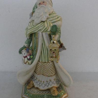 2000-2022 Fitz & Floyd "Gregorian Collection" Large Santa Figurine - 20" Tall - In Box