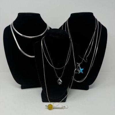 Sterling Silver Chain Collection, Made in Italy & More Approx. 108.91g	