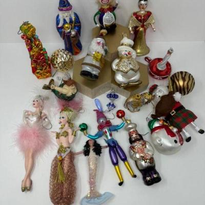 A Dash of Whimsy: A Large Variety of Blown Glass Ornaments +	
