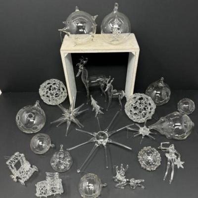 Huge Variety of Delicately Crafted Blown Glass Ornament-Click For More	