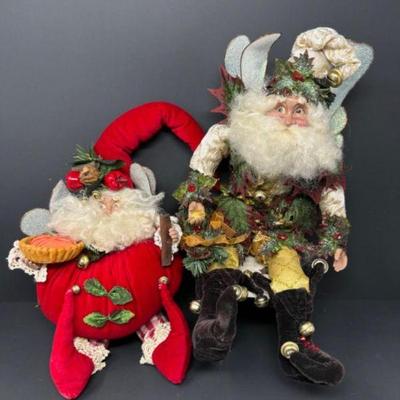 Mark Roberts Holiday Helpers: Santa Elf & ﻿Apple Cinnamon Fairy	