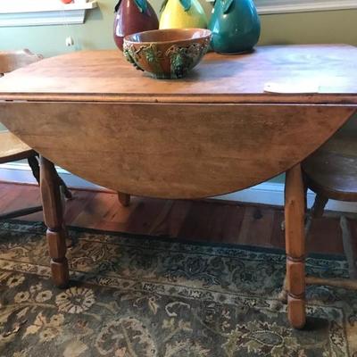 dropleaf table $79
46 X 23 with 2 [12"] leaves