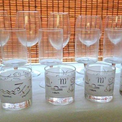 AAT104-Stylish Set Of Glass Stemware/Glasses