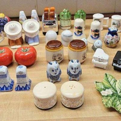 AAT076- Charming Vintage Collection of Cherished Salt and Pepper Shakers