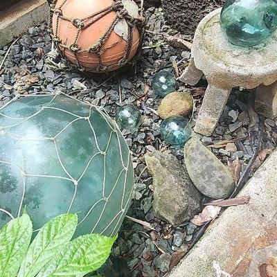 AAT089 - Vintage Blown Glass Fishing Floats 3" to 12" & More