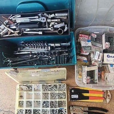 AAT095 - Tool Box Full Of Sockets, Ratchets, Wrenches And More