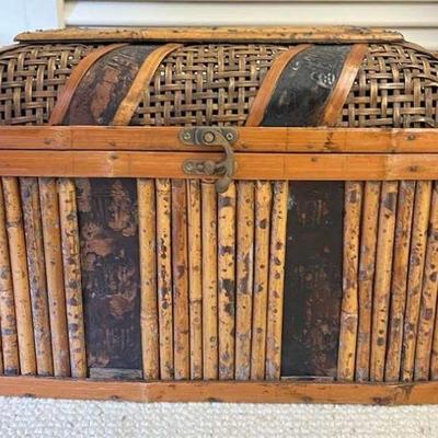 AAT010- Bamboo Treasure Chest