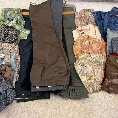 AAT123- Assorted Mens Aloha Shirts & Dress Pants