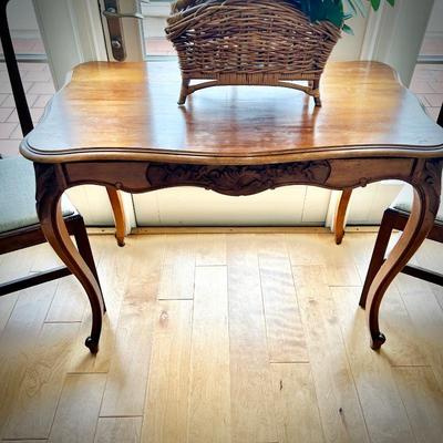 Louis XV-style carved table