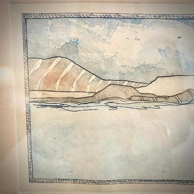 Signed and numbered Jennifer Berringer art