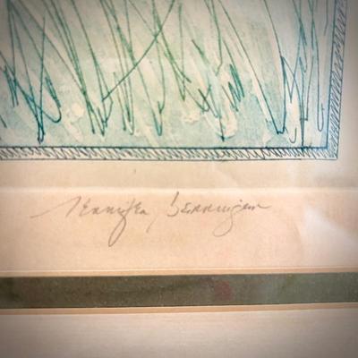 Signed and numbered Jennifer Berringer art