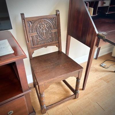 Carved antique chair