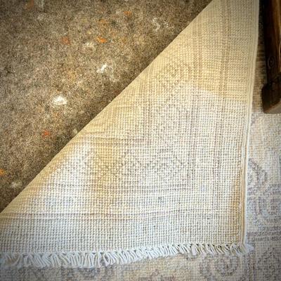 Off-white oriental rug