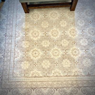 Off-white oriental rug