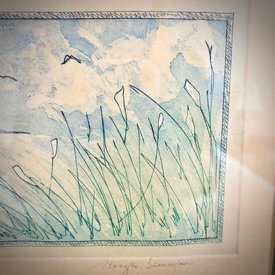 Signed and numbered Jennifer Berringer art
