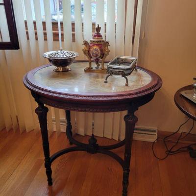 Marble Top Table