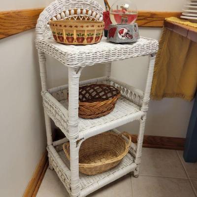 Small wicker shelf