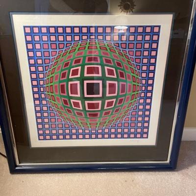 Victor Vasarely signed and numbered 