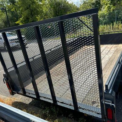 BELMONT 6 x 12 UTILITY / LANDSCAPING TRAILER | 6x12 UT612SS single axle utility trailer with metal gate/ ramp, near new condition with...
