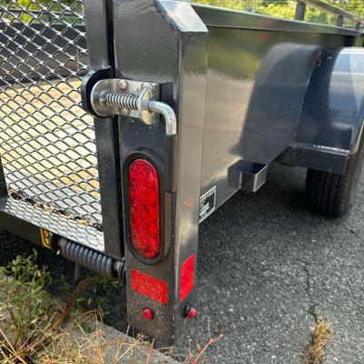 BELMONT 6 x 12 UTILITY / LANDSCAPING TRAILER | 6x12 UT612SS single axle utility trailer with metal gate/ ramp, near new condition with...