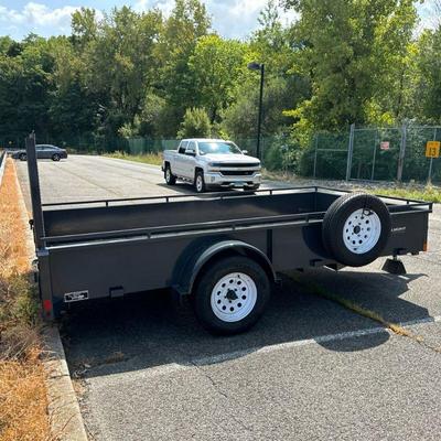 BELMONT 6 x 12 UTILITY / LANDSCAPING TRAILER | 6x12 UT612SS single axle utility trailer with metal gate/ ramp, near new condition with...