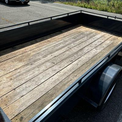 BELMONT 6 x 12 UTILITY / LANDSCAPING TRAILER | 6x12 UT612SS single axle utility trailer with metal gate/ ramp, near new condition with...