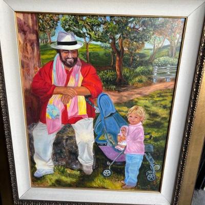 Looks like "Pavarotti." Original oil by "Perenchio."  5/10.
