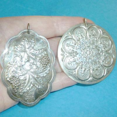 2 Sterling Towle ornaments