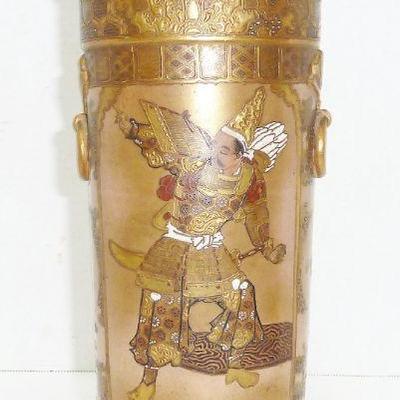 Early Satsuma tall vase